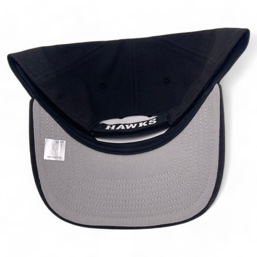 NEW '47 Brand Atlanta Hawks NBA Black/Red Logo MVP Adjustable Hat Cap - Picture 5 of 5